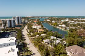 aerial beach landscape maintenance 3