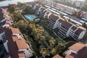 aerial commercial landscaping 11