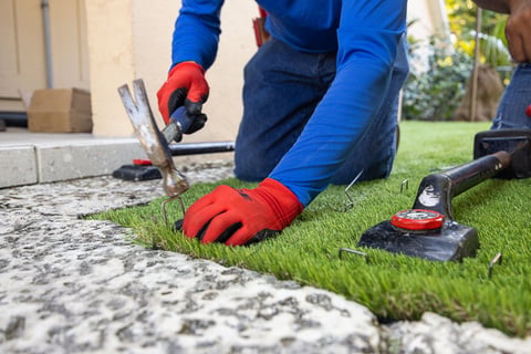 artificial turf installation 