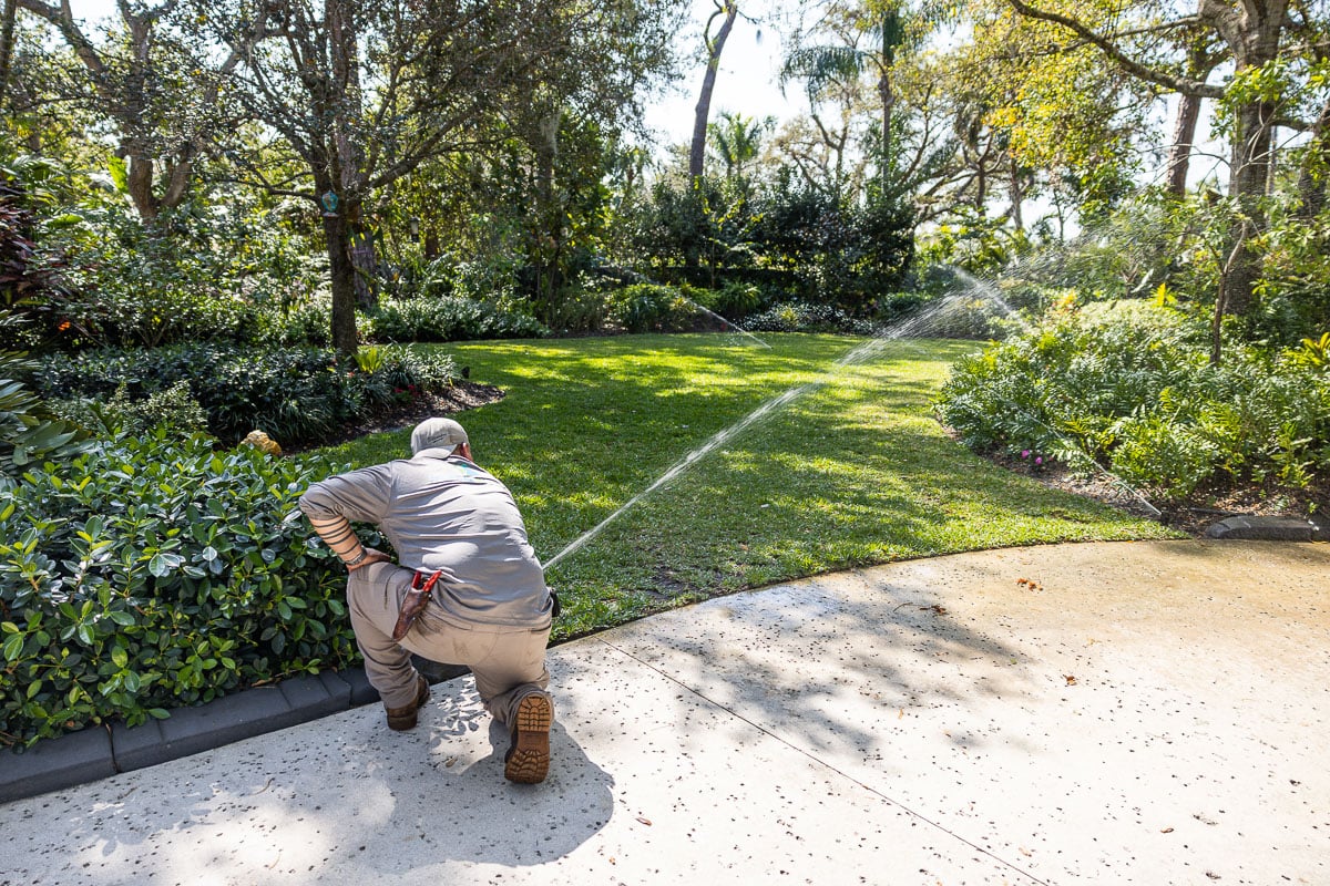 landscape maintenance irrigation crew 5