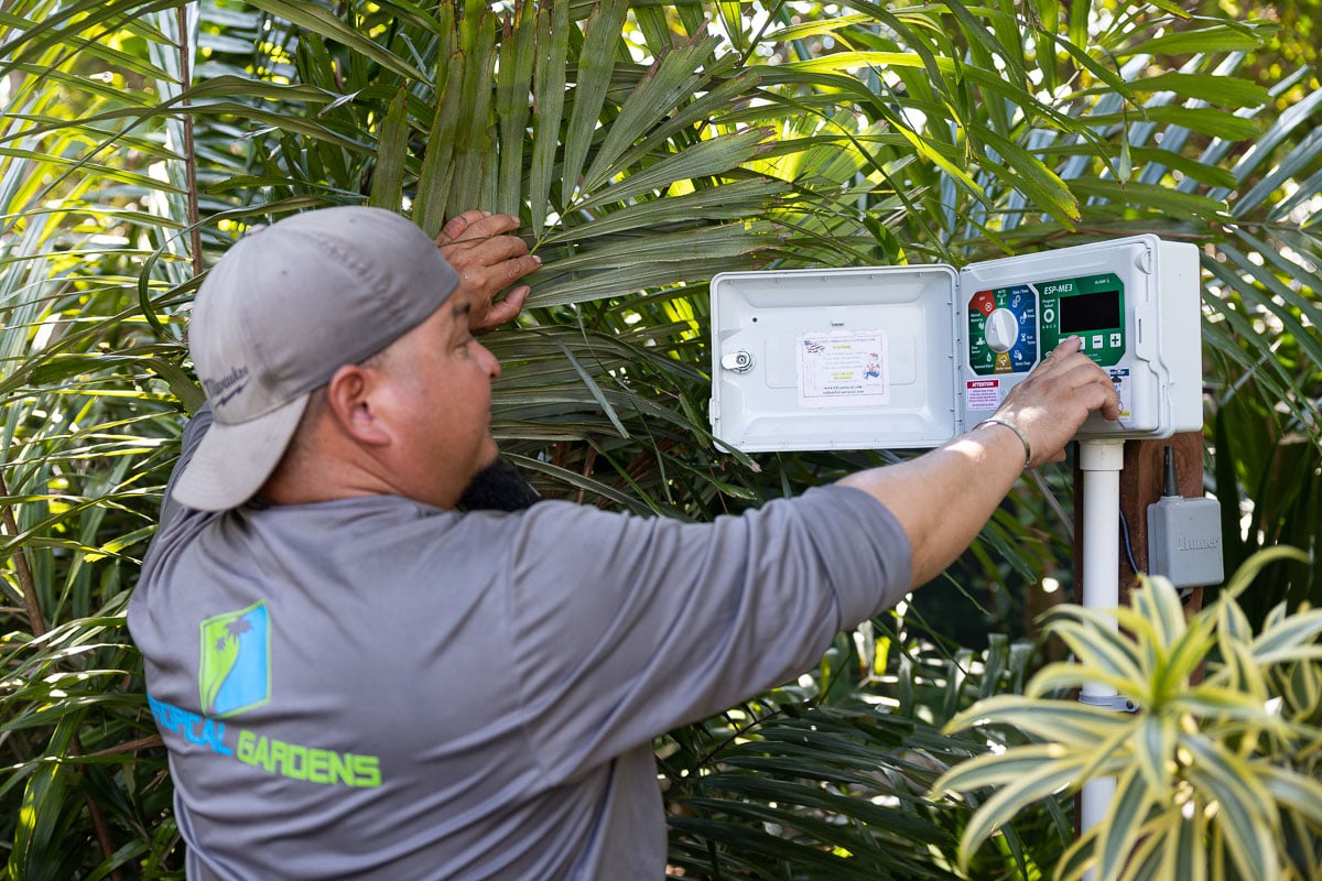 landscape maintenance irrigation crew timer 4