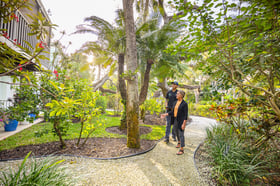 HOA community account managery with property manager doing a property inspection 8 