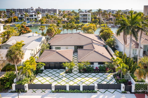 front of house with privacy options