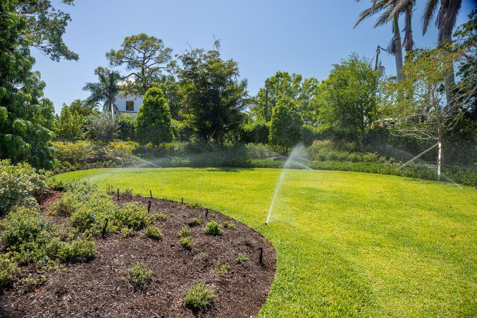 irrigation system watering lawn 5