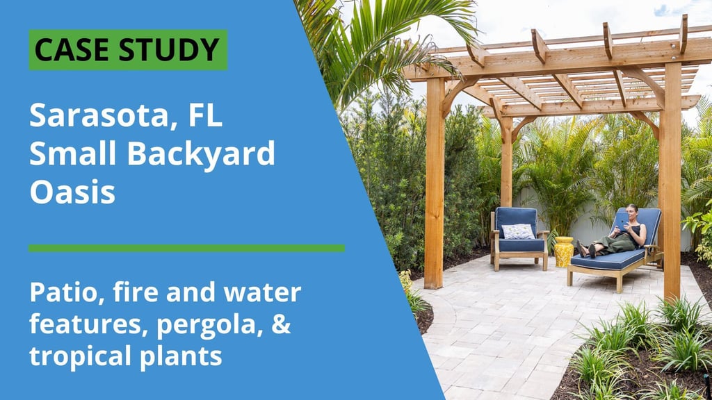 Sarasota Compact Backyard Landscaping Case Study.key