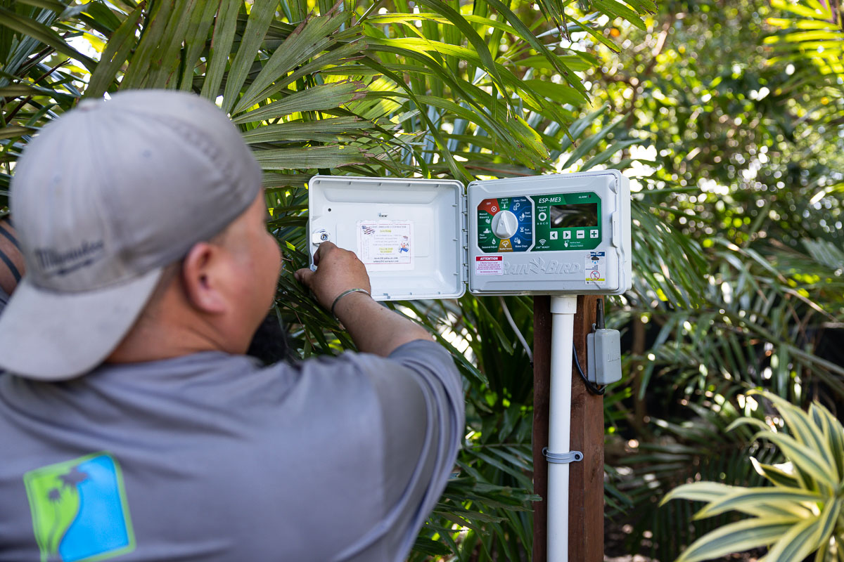 landscape maintenance irrigation crew timer 2